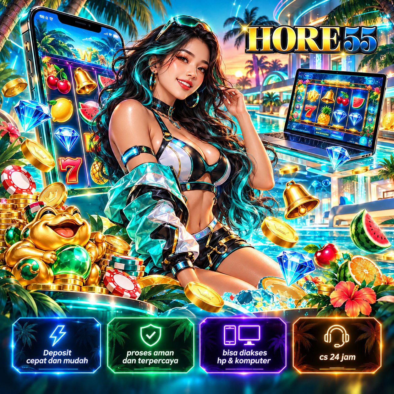 Sorotan game HORE55